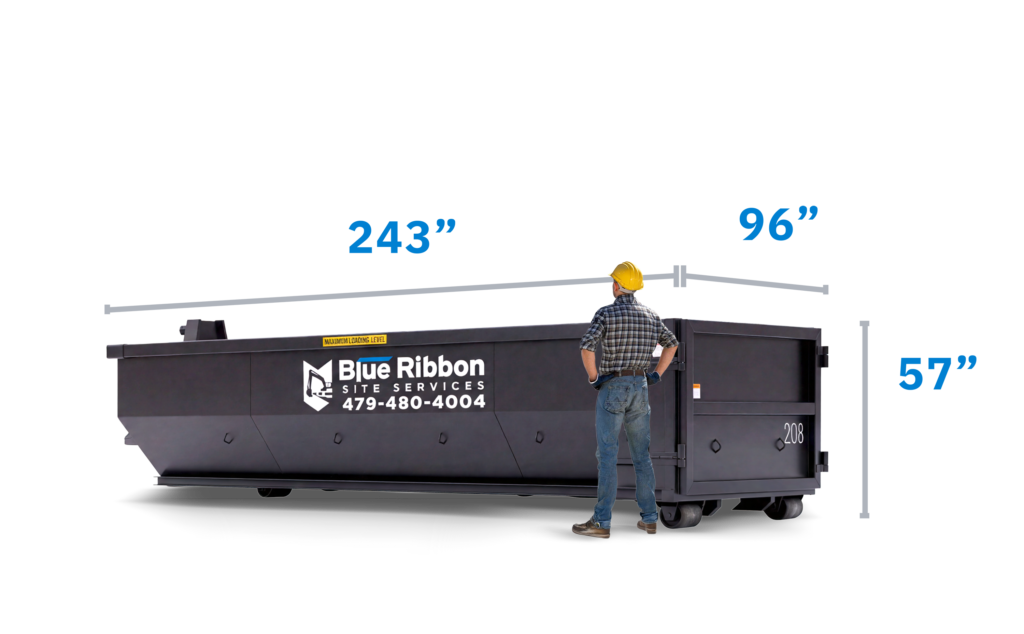 20 Yard roll-off container